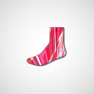 Abstract illustration on sock N99