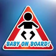 Baby On Board Sticker N8