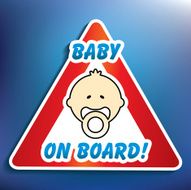 Baby On Board Sticker N10