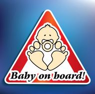 Baby On Board Sticker N13