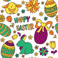 Easter vector pattern N4