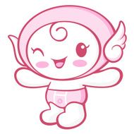 Flexibility as possible a sets of Cherub Mascot Angel Character N4