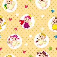 seamless angel pattern N2