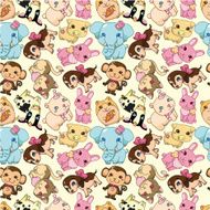 seamless animal pattern N6