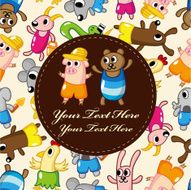 summer animal card