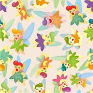 seamless elf pattern