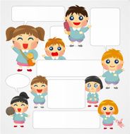 cartoon kid card N2