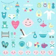 Baby shower set for boy N2
