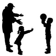 Vector Silhouette Of People N40