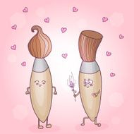 Couple of cute cartoon brushes