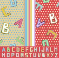 Shabey alphabet background