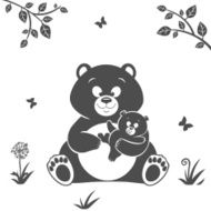 Bear Silhouette N2