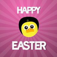 Easter Abstract Pink Background