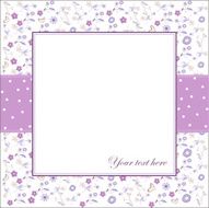 invitation with flowers and white background N2