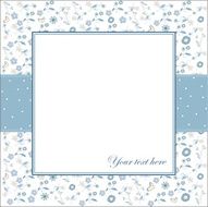 invitation with flowers and white background N4