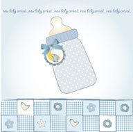 New baby announcement card N7