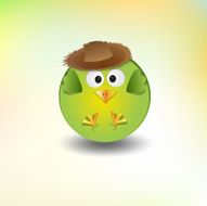 cute little boy bird