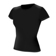 t-shirt women black