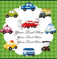 cartoon car card N7