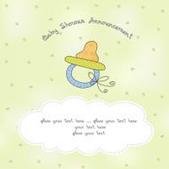 Baby shower card N46