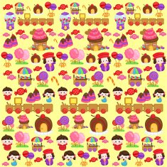 Candyland Fantasy Background