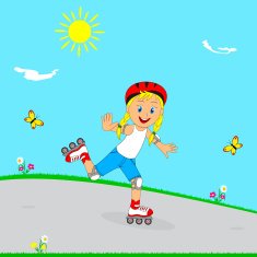 girl on roller skates N4