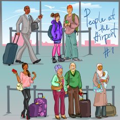 People at the Airport - part 1