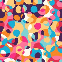 Seamless abstract multicolored pattern