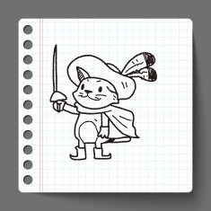 Puss In Boots doodle N6