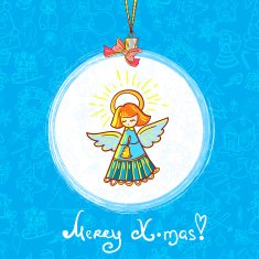Winter Christmas Angel N2