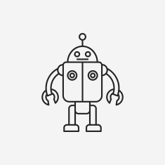 toy robot icon N15