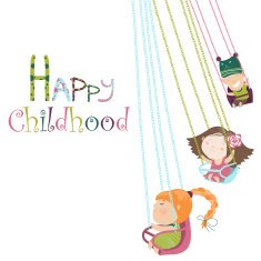 Children Ride On The Carousel N3