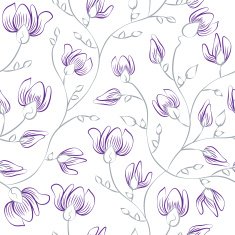 Floral print seamless background N4