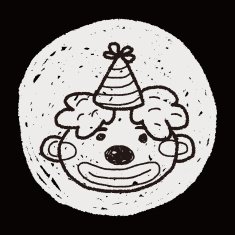 doodle clown N30