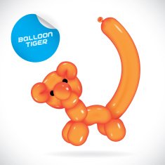 Glossy Tiger Illustration