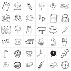 School Doodle Vector