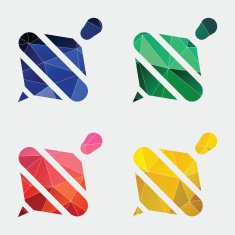 whirligig icon Abstract Triangle