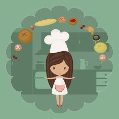 Little baker girl