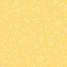 seamless pattern baby (neutral)