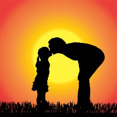 Vector silhouette of family N250