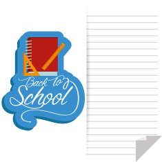Book Pencil And Ruler With White Space For Text