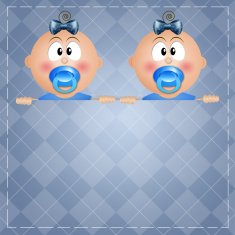 two twin boys
