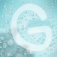 Letter and water drop N15