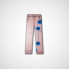 Abstract illustration on pants N95