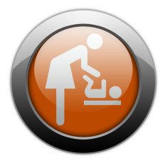 Icon Button Pictogram "Baby Change" N20