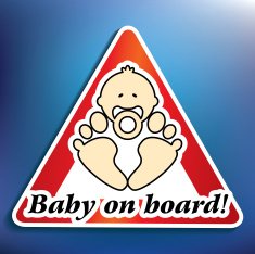 Baby On Board Sticker N13