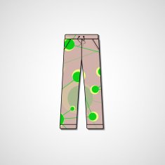 Abstract illustration on pants N110
