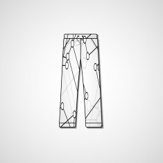 Abstract illustration on pants N111