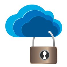security lock concept of cloud computing network logs
