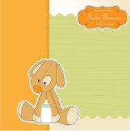 baby shower card with puppy N2